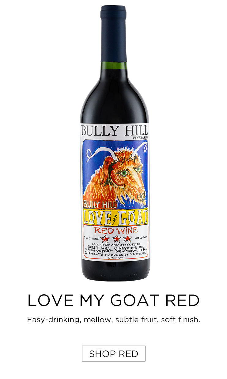 Bottle of Love My Goat Red