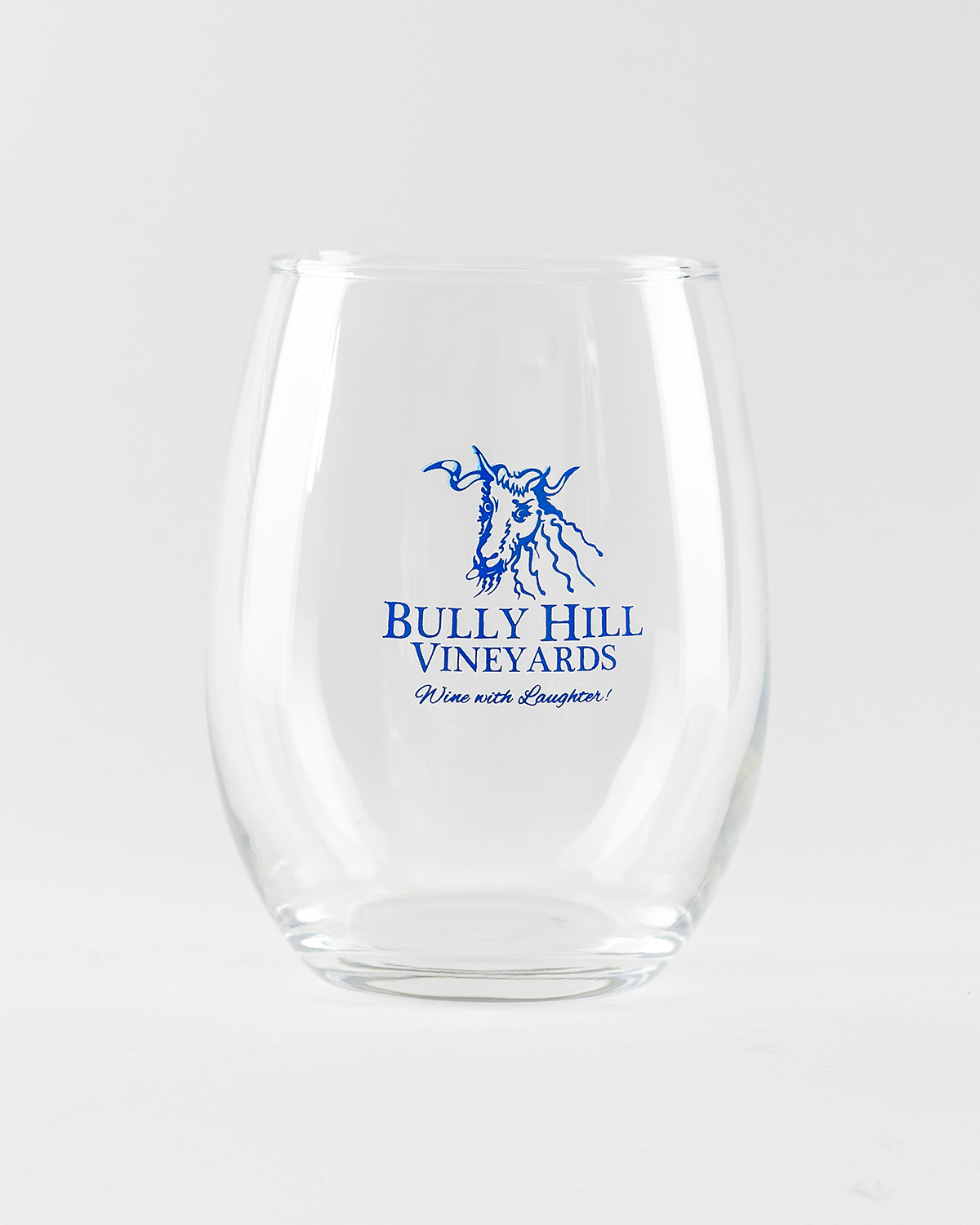 Product Image for Logo Stemless Glass - Blue