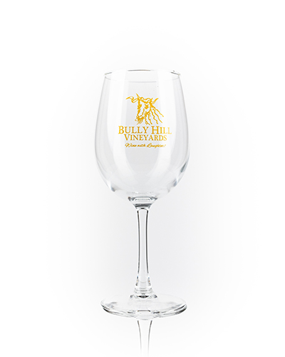 Product Image for Logo Wine Glass - Yellow