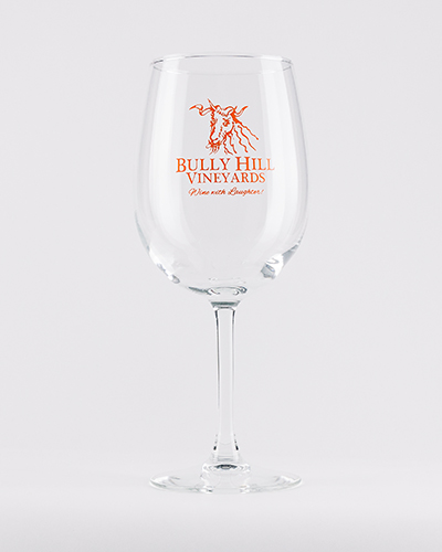 Product Image for Logo Wine Glass - Orange