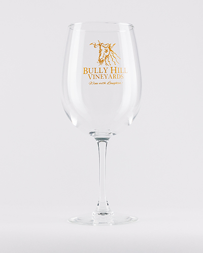 Product Image for Logo Wine Glass - Yellow