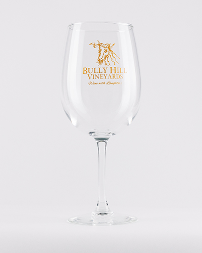 Product Image for Logo Wine Glass - Yellow